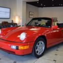 1990 Porsche 911 964 Carrera4 Cabriolet Red 50k mi Manu