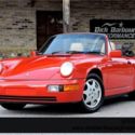 1990 Porsche 911 Carrera 2 Cabriolet 64,528 Miles Red Manual Clean Carfax