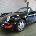 1990 Porsche 911 Carrera 4 Cabriolet 71k miles Black over Black with 5-speed