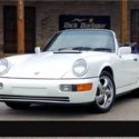 1990 Porsche 911 Carrera 4 Cabriolet 79,742 Miles Grand Prix White