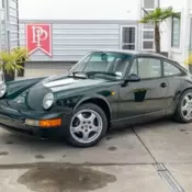 1990 Porsche 911 Carrera 4 coupe 49671 Miles Forest Green