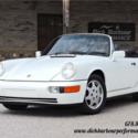 1990 Porsche 911 Carrera Cabriolet 41,907 Miles White Cabriolet 3.6L Manual