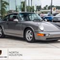 1990 Porsche 911 Carrera Coupe 56991 Miles Pebble Grey Metallic 5-Speed Manual