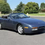 1990 Porsche 944 S2 Cabriolet 73552 Miles,Baltic Blue Convertible 3.0L I4 208hp