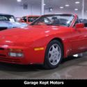 1990 Porsche 944 S2 Cabriolet India Red Convertible 3.0L 4-Cylinder 101416 Miles