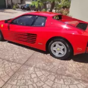 1990 Red Ferrari Testarossa