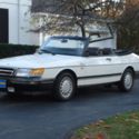 1990 Saab 900 Turbo Convertible - White - Very Good Condition