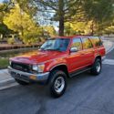 1990 Toyota 4Runner SUV Red 4WD Manual VN39 SR5