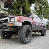 1990 Toyota Hilux Surf SUV Red surf
