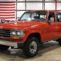 1990 Toyota Land Cruiser FJ-62 195621 Miles Freeborn Red SUV 4.0L I6 Automatic