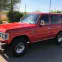 1990 Toyota Land Cruiser SUV Red 4WD Automatic FJ62 GX
