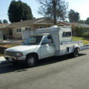 1990 Toyota Pickup Ext Cab sleeper sofa 1-ton 94k mi, A/C, Gen, toy-hauler Util
