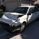 1990 TOYOTA TERCEL White Automatic Complete - Front End Damage