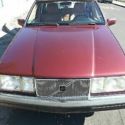 1990 Volvo 760 Wagon Red RWD Automatic