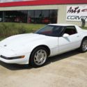 1990 White/Red Corvette Conv&#039;t With Hardtop!! TunePort/Auto! 60k Miles