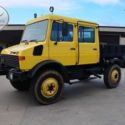 1990 Yellow FAST AXEL CREWCAB UNIMOG DIESEL