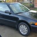 1991 ACURA Integra LS 2dr hatchback black ORIGINAL Owner Clear Title