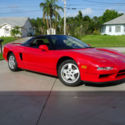 1991 Acura NSX 5-Speed Red/Black 9,792 actual miles! Excellent Condition