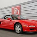 1991 Acura NSX, Only 17,654 Miles,  Formula Red on black