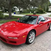 1991 Acura NSX Red