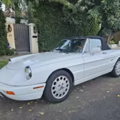 1991 Alfa Romeo Spider Convertible White VELOCE