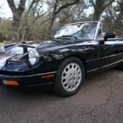 1991 Alfa Romeo Spider small convertible roadster with low miles and garage kept