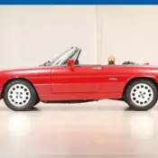 1991 Alfa Romeo Spider Veloce 5-Speed 77085 Miles Red Convertible 2.0L 4-