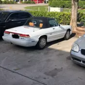 1991 Alfa Romeo Spider White VELOCE