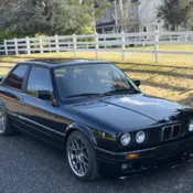 1991 BMW 3 Series Coupe Black 318IS