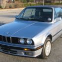 1991 BMW 325i Convertible Clear Blue 129,500 Miles Clean
