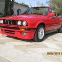 1991 BMW 325ic e30 Convertible 5 Speed 121k Miles Red Excellent Condition