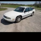 1991 Buick Regal Sedan White CUSTOM