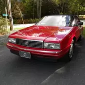 1991 Cadillac Allante convertible 4.5L V8 4 Speed Red