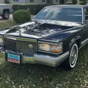 1991 Cadillac Brougham Sedan Blue