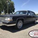 1991 Cadillac Fleetwood Brougham d&#039;Elegance 61,600 Miles Triple Black  5.0 V8
