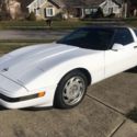 1991 Chevrolet Corvette - White with black leather seats, new top, tires,battery