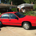 1991 CHEVROLET LUMINA WITH EURO 3.1 V6 4 DOOR RED IN COLOR ALL ORIGINAL