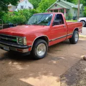 1991 Chevrolet S Truck Pickup Red S10