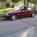 1991 Chevy caprice classic on 22&#034; rims with low profile tires.