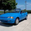 1991 CHEVY GEO METRO LSI CONVERTIBLE MINT 12k ORIGINAL MILES MUSEUM QUALITY
