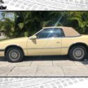 1991 Chrysler TC By Maserati Convertible 41750 Miles Yellow  3.0L V6 SOHC 12V Au