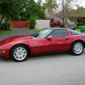 1991 Corvette - 20000 orig.mi. - Rare Burg. Met. 1 of 949 - 100% Orig. & Mint