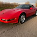 1991 Corvette C4 28019 miles Red Coupe 5.7L Auto Glass Roof