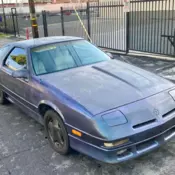 1991 DODGE DAYTONA SHELBY IROC RARE MODEL, COMPLETE, ORIGINAL CA. CAR, V-6, 5SPD