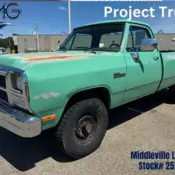 1991 Dodge RAM Power 250 5 speed manual 4wd 4x4 Runs and Drive 83k miless
