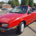 1991 Dodge Shadow Convertible 57,000 miles 2 owner 5 speed manual
