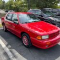 1991 Dodge Spirit Sedan Red FWD Manual R/T