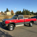 1991 Dodge W250 4X4 Standard Cab  5.9L Cummins diesel 5 speed LOW MILES excellen