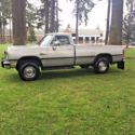 1991 Dodge W250 4X4 Standard Cab DIESEL Cummings 5.9L 5 SPEED LOW MILES
