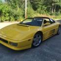 1991 FERRARI 348 TS YELLOW CLEAN NO RESERVE AUCTION CARFAX BRAND NEW CLUTCH